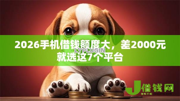 2026手机借钱额度大，差2000元就选这7个平台