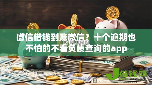 微信借钱到账微信？十个逾期也不怕的不看负债查询的app