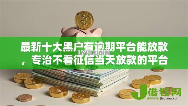 最新十大黑户有逾期平台能放款，专治不看征信当天放款的平台