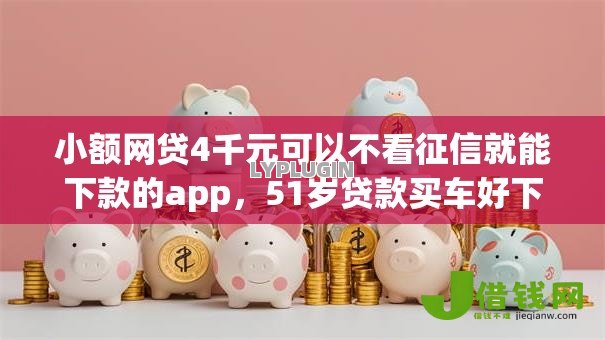 小额网贷4千元可以不看征信就能下款的app,51岁贷款买车好下款吗的5个平台介绍 小额网贷4千元可以不看征信就能下款的app,51岁贷款买车好下款吗的5个平台介绍