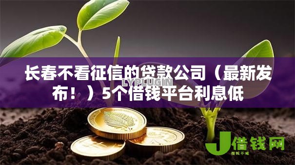 长春不看征信的贷款公司(最新发布!)5个借钱平台利息低 长春不看征信的贷款公司(最新发布!)5个借钱平台利息低