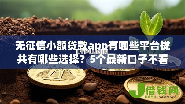 无征信小额贷款app有哪些平台拢共有哪些选择？5个最新口子不看征信的详解
