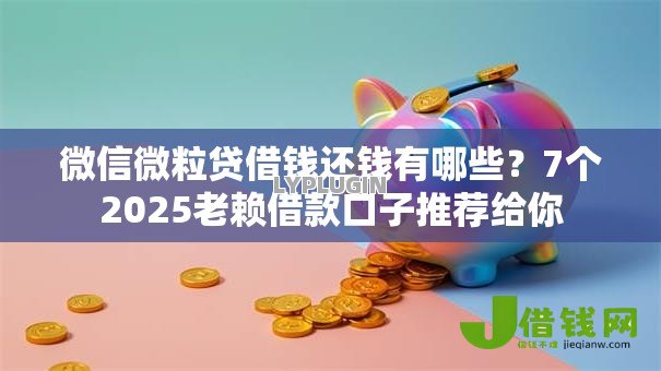 微信微粒贷借钱还钱有哪些？7个2025老赖借款口子推荐给你