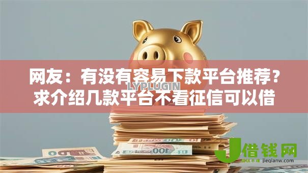 网友：有没有容易下款平台推荐？求介绍几款平台不看征信可以借到钱