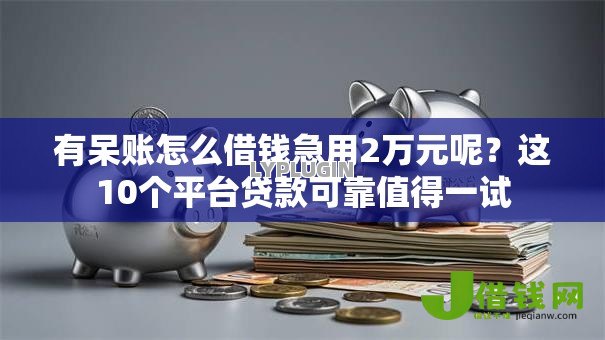有呆账怎么借钱急用2万元呢？这10个平台贷款可靠值得一试