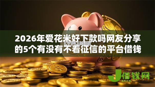 2026年爱花米好下款吗网友分享的5个有没有不看征信的平台借钱我觉得不错！