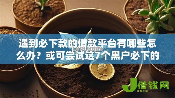 遇到必下款的借款平台有哪些怎么办?或可尝试这7个黑户必下的口子 遇到必下款的借款平台有哪些怎么办?或可尝试这7个黑户必下的口子