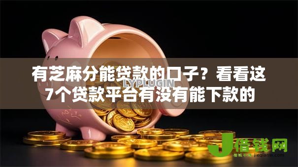 有芝麻分能贷款的口子？看看这7个贷款平台有没有能下款的