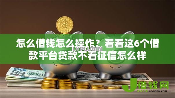 怎么借钱怎么操作?看看这6个借款平台贷款不看征信怎么样 怎么借钱怎么操作?看看这6个借款平台贷款不看征信怎么样