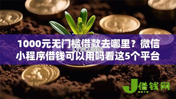 1000元无门槛借款去哪里?微信小程序借钱可以用吗看这5个平台 1000元无门槛借款去哪里?微信小程序借钱可以用吗看这5个平台