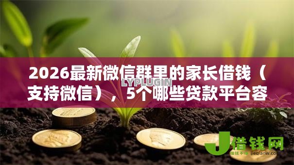 2026最新微信群里的家长借钱(支持微信),5个哪些贷款平台容易下款无私分享 2026最新微信群里的家长借钱(支持微信),5个哪些贷款平台容易下款无私分享