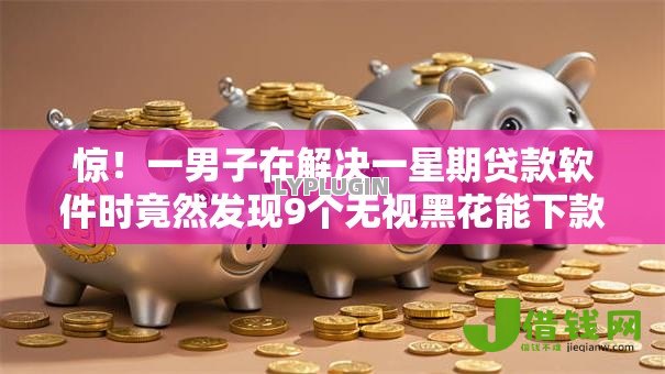 惊！一男子在解决一星期贷款软件时竟然发现9个无视黑花能下款一万元口子，事后分享了出来