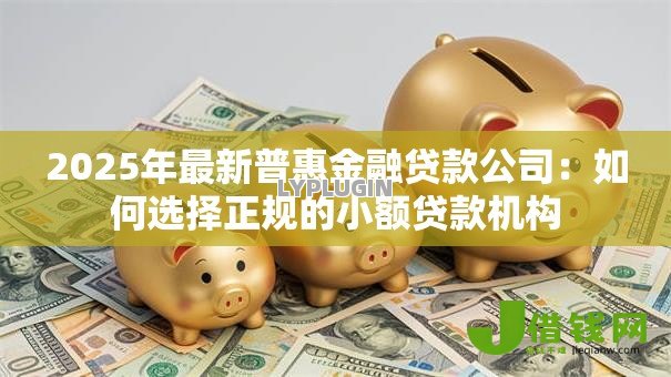 2025年最新普惠金融贷款公司：如何选择正规的小额贷款机构
