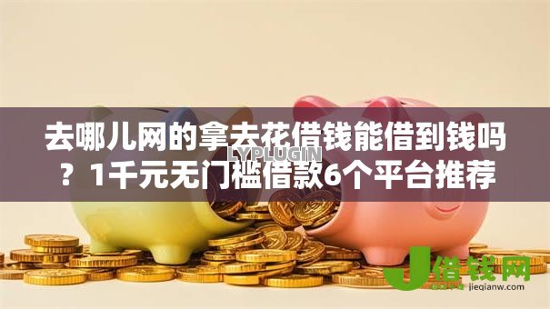 去哪儿网的拿去花借钱能借到钱吗？1千元无门槛借款6个平台推荐
