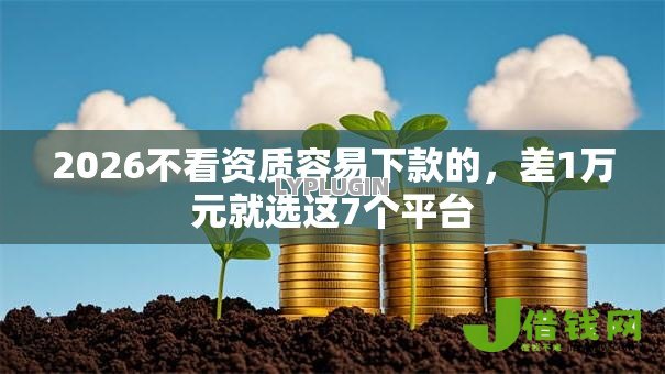 2026不看资质容易下款的，差1万元就选这7个平台