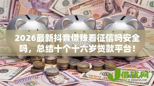 2026最新抖音借钱看征信吗安全吗，总结十个十六岁贷款平台！