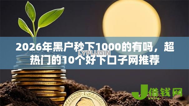 2026年黑户秒下1000的有吗,超热门的10个好下口子网推荐 2026年黑户秒下1000的有吗,超热门的10个好下口子网推荐