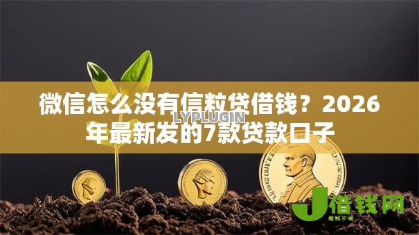 微信怎么没有信粒贷借钱?2026年最新发的7款贷款口子 微信怎么没有信粒贷借钱?2026年最新发的7款贷款口子