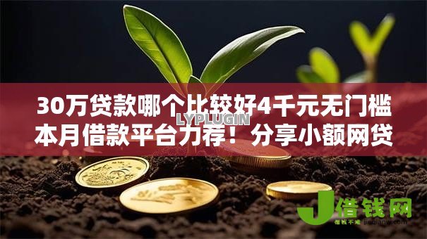 30万贷款哪个比较好4千元无门槛本月借款平台力荐!分享小额网贷口子4千元无门槛借款 30万贷款哪个比较好4千元无门槛本月借款平台力荐!分享小额网贷口子4千元无门槛借款