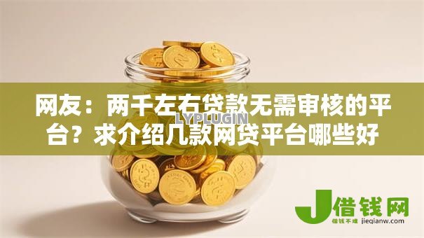 网友:两千左右贷款无需审核的平台?求介绍几款网贷平台哪些好下款 网友:两千左右贷款无需审核的平台?求介绍几款网贷平台哪些好下款