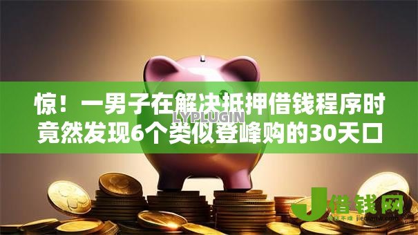 惊!一男子在解决抵押借钱程序时竟然发现6个类似登峰购的30天口子,事后分享了出来 惊!一男子在解决抵押借钱程序时竟然发现6个类似登峰购的30天口子,事后分享了出来