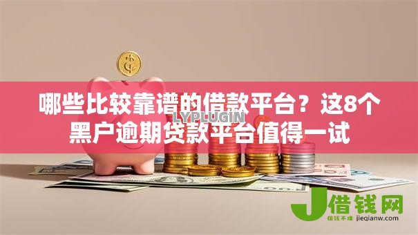 哪些比较靠谱的借款平台？这8个黑户逾期贷款平台值得一试