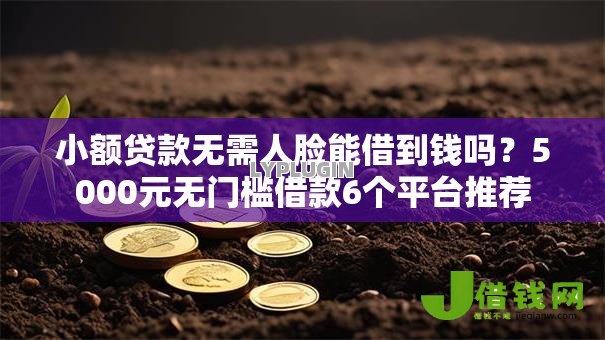 小额贷款无需人脸能借到钱吗？5000元无门槛借款6个平台推荐