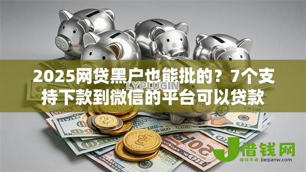 2025网贷黑户也能批的？7个支持下款到微信的平台可以贷款