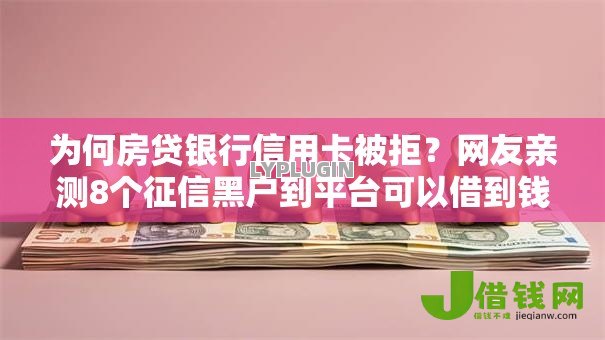 为何房贷银行信用卡被拒？网友亲测8个征信黑户到平台可以借到钱盘点
