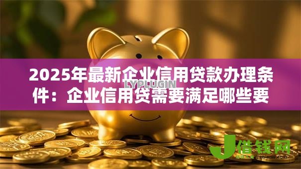 2025年最新企业信用贷款办理条件：企业信用贷需要满足哪些要求