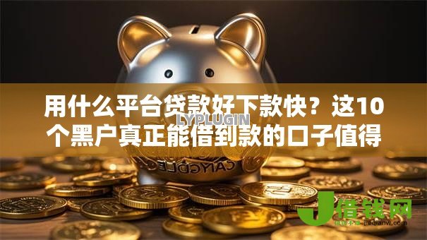 用什么平台贷款好下款快?这10个黑户真正能借到款的口子值得一试 用什么平台贷款好下款快?这10个黑户真正能借到款的口子值得一试