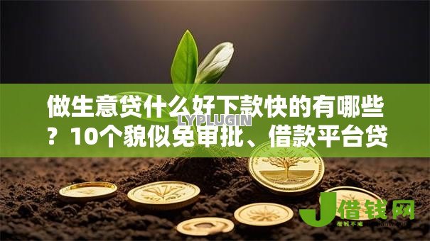 做生意贷什么好下款快的有哪些?10个貌似免审批、借款平台贷款利息又低又正规合集 做生意贷什么好下款快的有哪些?10个貌似免审批、借款平台贷款利息又低又正规合集