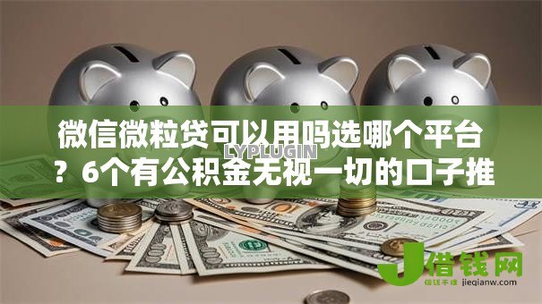 微信微粒贷可以用吗选哪个平台？6个有公积金无视一切的口子推荐