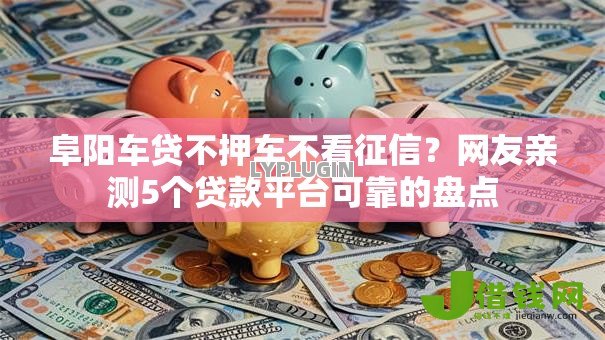 阜阳车贷不押车不看征信？网友亲测5个贷款平台可靠的盘点