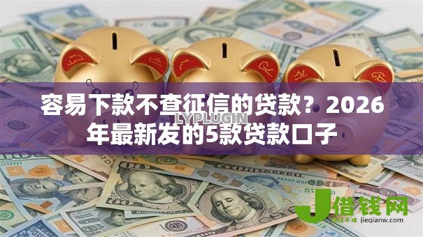 容易下款不查征信的贷款?2026年最新发的5款贷款口子 容易下款不查征信的贷款?2026年最新发的5款贷款口子