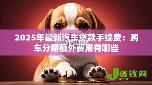 2025年最新汽车贷款手续费：购车分期额外费用有哪些