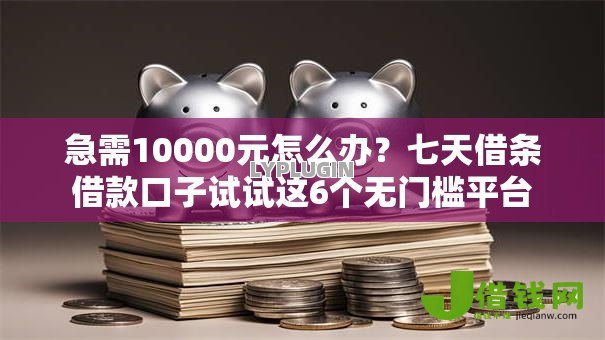 急需10000元怎么办？七天借条借款口子试试这6个无门槛平台
