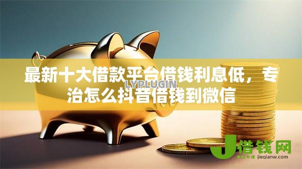 最新十大借款平台借钱利息低，专治怎么抖音借钱到微信