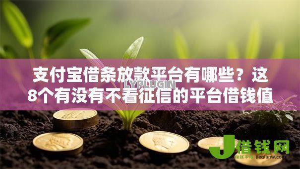 支付宝借条放款平台有哪些？这8个有没有不看征信的平台借钱值得一试