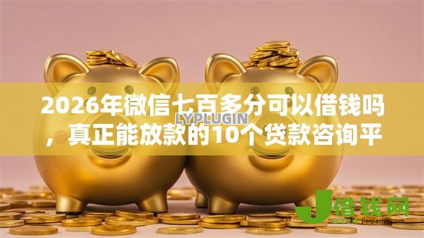 2026年微信七百多分可以借钱吗，真正能放款的10个贷款咨询平台推荐