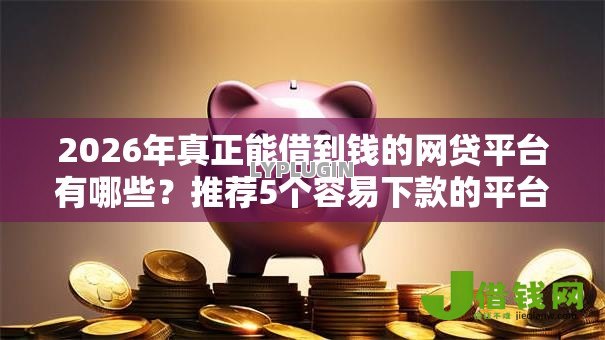 2026年真正能借到钱的网贷平台有哪些？推荐5个容易下款的平台