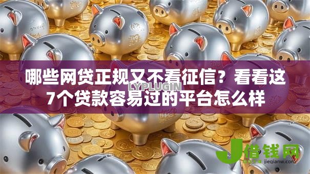 哪些网贷正规又不看征信？看看这7个贷款容易过的平台怎么样
