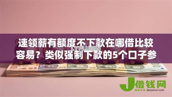 速领薪有额度不下款在哪借比较容易?类似强制下款的5个口子参考 速领薪有额度不下款在哪借比较容易?类似强制下款的5个口子参考