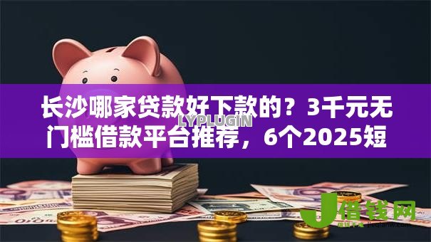 长沙哪家贷款好下款的？3千元无门槛借款平台推荐，6个2025短期高炮口子必下款盘点