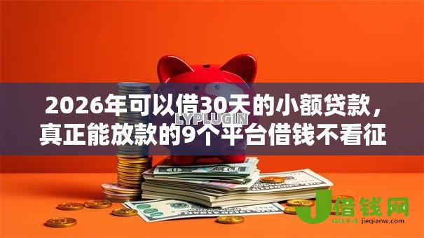 2026年可以借30天的小额贷款，真正能放款的9个平台借钱不看征信不看逾期,不看欠款推荐