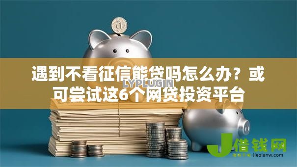 遇到不看征信能贷吗怎么办？或可尝试这6个网贷投资平台