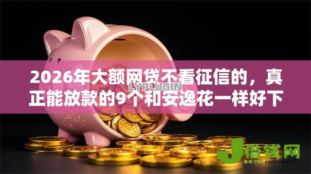 2026年大额网贷不看征信的，真正能放款的9个和安逸花一样好下款的平台推荐
