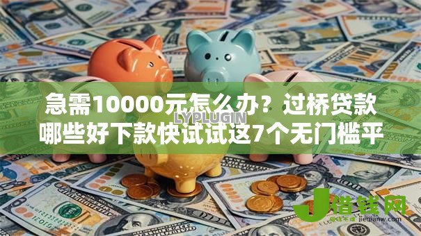 急需10000元怎么办?过桥贷款哪些好下款快试试这7个无门槛平台 急需10000元怎么办?过桥贷款哪些好下款快试试这7个无门槛平台