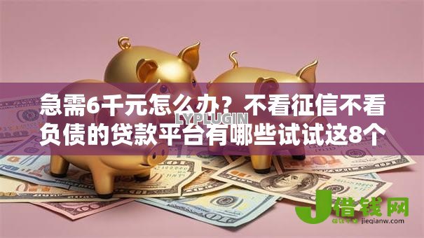 急需6千元怎么办?不看征信不看负债的贷款平台有哪些试试这8个无门槛平台 急需6千元怎么办?不看征信不看负债的贷款平台有哪些试试这8个无门槛平台