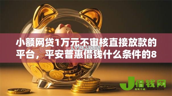 小额网贷1万元不审核直接放款的平台，平安普惠借钱什么条件的8个平台介绍